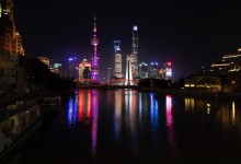 建筑修图练习原片 NEF格式未修原图 上海城市夜景-修图师