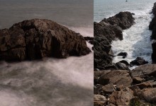 修图练习素材 cr3格式未修原图 海边高清礁石拍摄素材-修图师